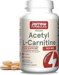 Amazon Jarrow Formulas Acetil L Carnitina ACE 500 Mg 1 Salud