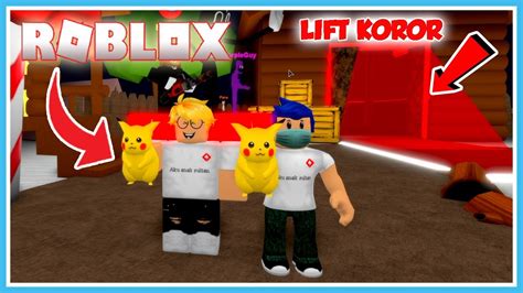 BANG CUPU BERTAHAN HIDUP DI LIFT ANGKER ROBLOX BAWA POKEMON BIAR