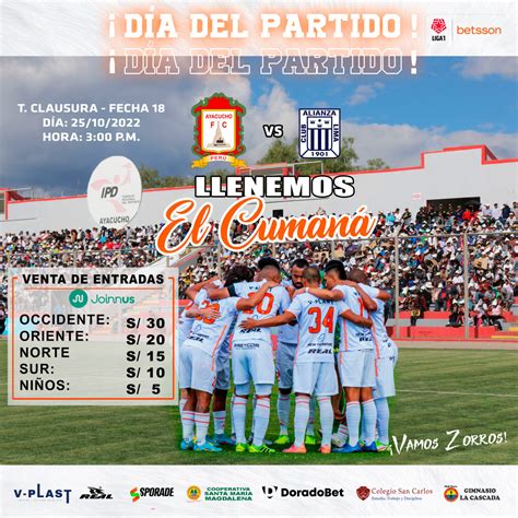 Alianza Lima Vs Ayacucho Fc En Vivo Online Vía Golperu A Qué Hora Y