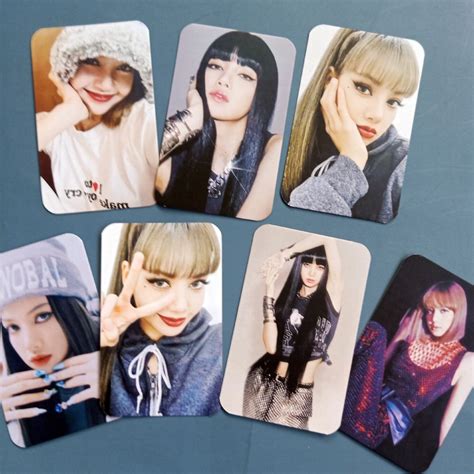 Unids Set Blackpink Lisa Photocards Lalisa Lbum Polaroid Postal