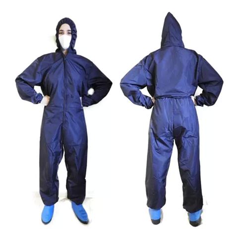 Overoles Desechables De Ppe Azul Oscuro Material No Tejido Una Vez Uso