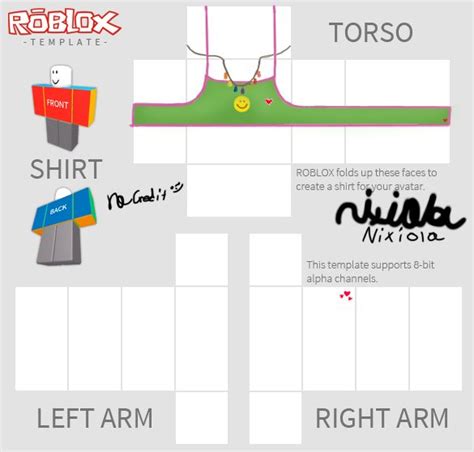 Indie crop top Roblox Shirt template Aesthetic | Roblox shirt, Create ...