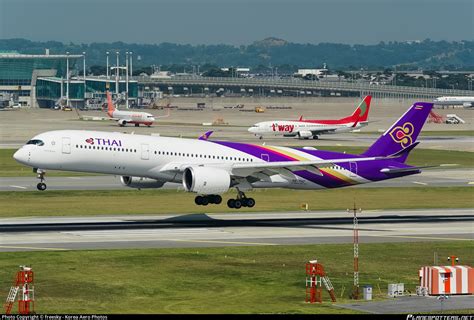 HS THZ Thai Airways Airbus A350 941 Photo By Freesky Korea Aero