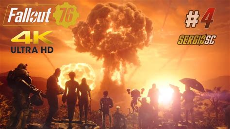 Fallout 76 Gameplay 4 Directo Español 4k Beta Anticipada Nivel 8 Construcción Xbox One X