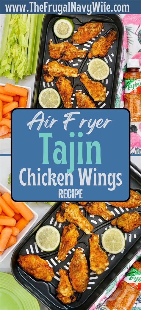 Air Fryer Tajin Chicken Wings Recipe - The Frugal Navy Wife