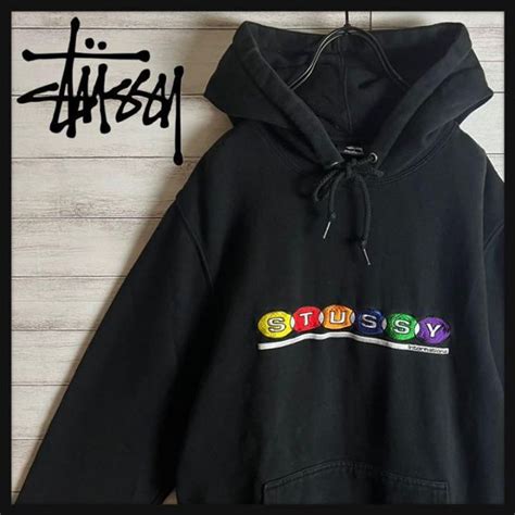 Stussy 【超希少モデル】 ステューシー パーカー Usa製 ビリヤード 刺繍ロゴの通販 By Flows Shop｜ステューシーならラクマ