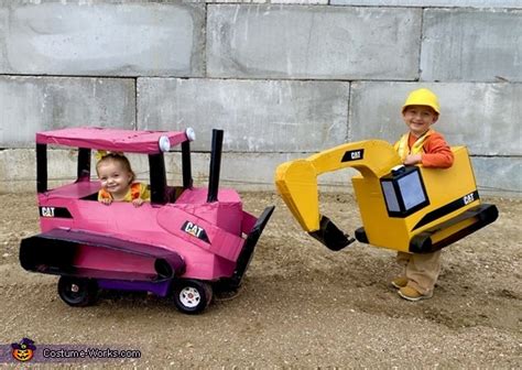 Excavator and Dozer Costume