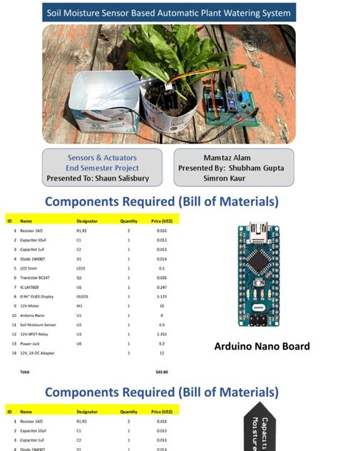 Automatic Plant Watering System | PDF