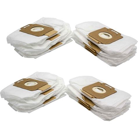 Vhbw 20 Microfleece Dust Bags Compatible With Nilfisk Alto X 210