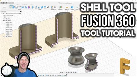 The Shell Tool In Autodesk Fusion Can Be Used To Quickly Create