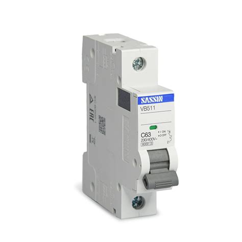 Sassin MCB 1p 63A 230V AC Miniature Circuit Breakers For Overload