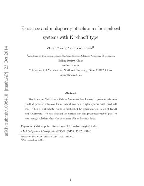 Pdf Existence And Multiplicity Of Solutions For Nonlocal Systems With