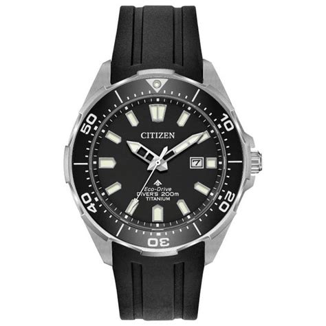 citizen mens super titanium divers  eco drive dive  dive