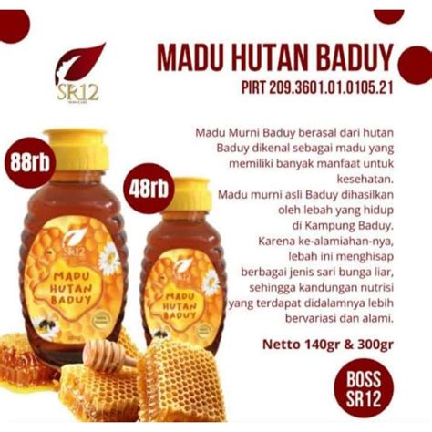 Jual MADU HUTAN BADUY MURNI SR12 Madu AsLi Dari Hutan Baduy Shopee