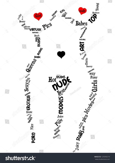 Word Cloud Sexy Terms Nude Girl Stock Vector Royalty Free 125696219 Shutterstock