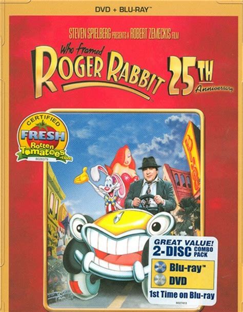 Who Framed Roger Rabbit Th Anniversary Edition Dvd Blu Ray Combo