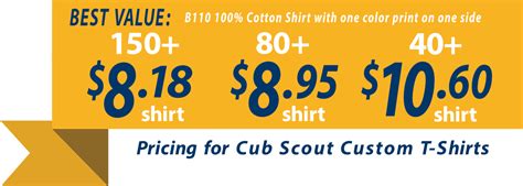 Custom Cub Scout Pack T Shirts Classb® Custom T Shirts