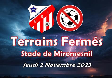 Actualité Terrains fermés Stade de Miromesnil club Football