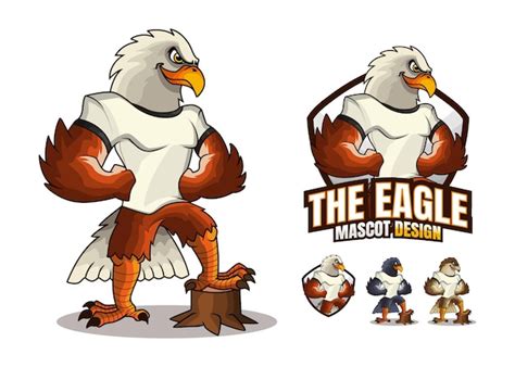 Premium Vector Eagle Mascot Design