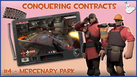 Conquering Contracts 4 Tf2 Mercenary Park Youtube