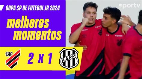 ATHLETICO PR 2 X 1 PONTE PRETA MELHORES MOMENTOS COPA SÃO PAULO DE