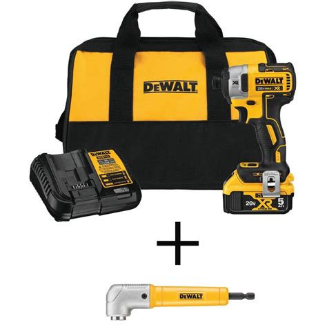 DEWALT 20V MAX XR Cordless Brushless 3 Speed 1 4 In Impact Driver Kit