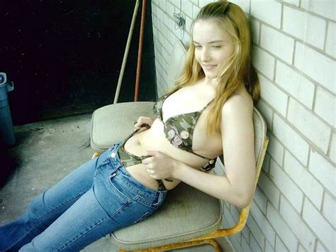 Nikki Bikini Cock Hardening Bikini Under Jeans Nikki Camo String