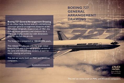 Boeing 727 General Arrangement Drawings and manuals in digital format ...