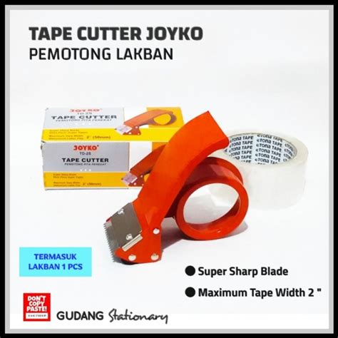 Jual Tape Cutter Pemotong Pita Perekat Joyko 1 Lakban Shopee Indonesia