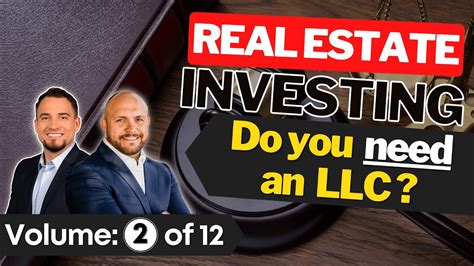 Do I Need An Llc For Real Estate Investing Just The Facts Youtube