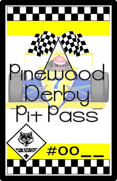 Pinewood Derby Certificate Templates