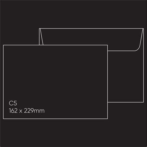 C5 Envelope (162 x 229mm) - Blackgold, Pack of 10 – Paperpoint