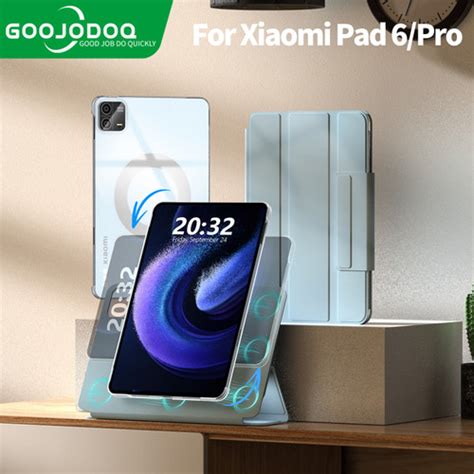 Jual Goojodoq Magnetic Detachable Casing For Xiaomi Pad Beige