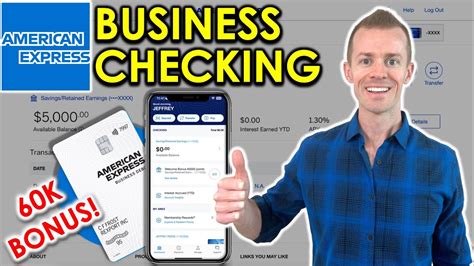 How To Open An Amex Business Checking Account Watch Me Apply Youtube