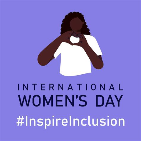 Inspire Inclusion Banner International Womens Day Vector Illustration 36430771 Vector Art At