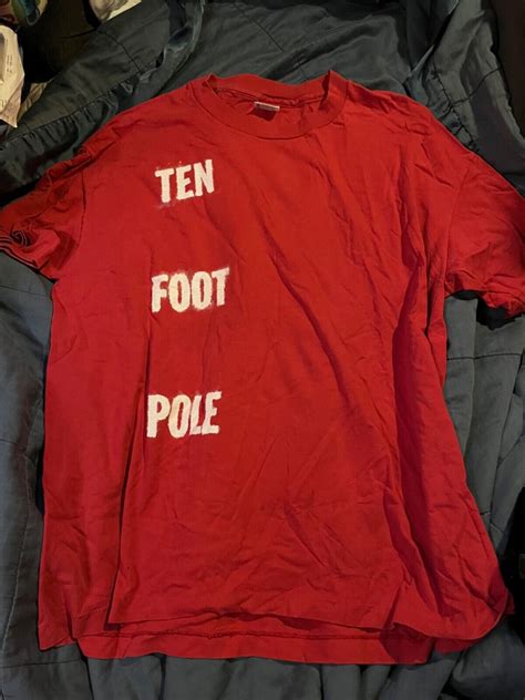 Vintage Ten Foot Pole Punk Shirt Epitaph Scared Gem