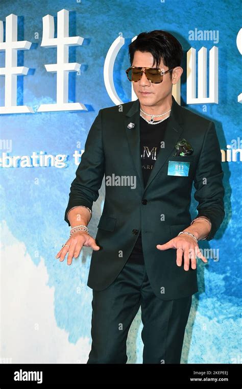 Hong Kong Singer Dancer And Actor Aaron Kwok Attends The Opening