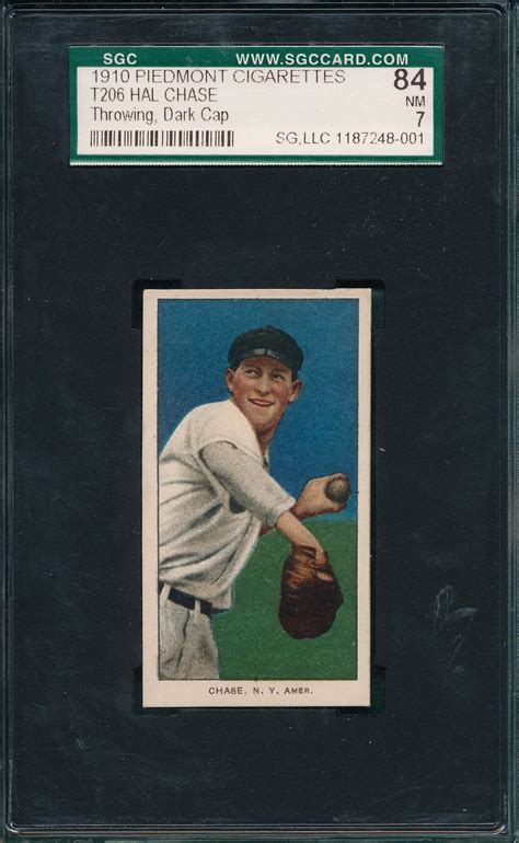 Lot Detail T Chase Throwing Dark Cap Piedmont