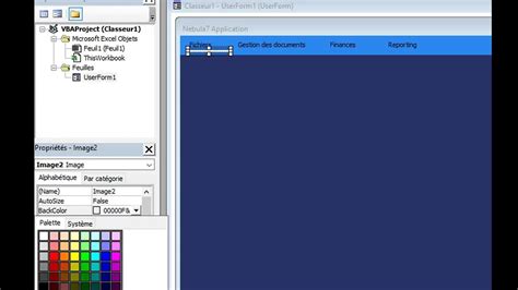 Excel Vba Masterclasse Userform Part 01 Création Barre De Menu Youtube