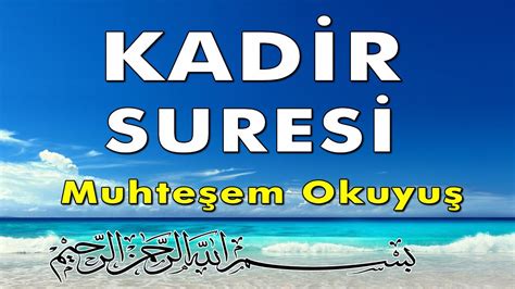 Kadir Suresi