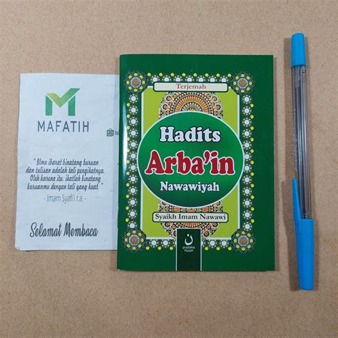 Jual Buku Terjemah Hadits Arba In Nawawiyah Saku Syaikh Imam Nawawi