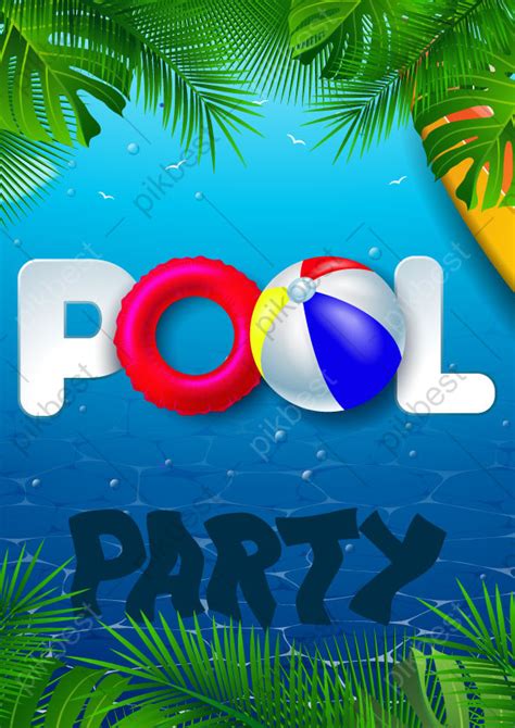 Elementos Pool Party Png - Pool Party Graphic Element Design. | AI PNG Images Free Download - Pikbest