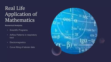 Real Life Applications Of Mathematics Ppt