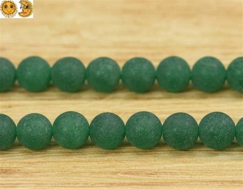 Malaysia Jade Inch Full Strand Green Malaysia Jade Matte Round Beads