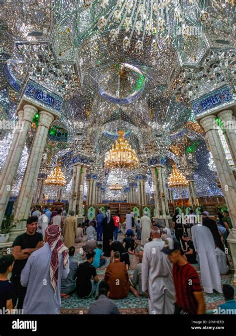 Interior Of The Holy Shrine Of Imam Hossain Karbala Iraq Middle East