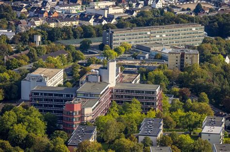 Siegen von oben Campus Gebäude der Universität Universität Siegen