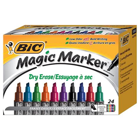 Amazon HUGE Price Drop 24 Count BIC Magic Marker Brand Dry Erase