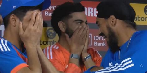 Ind Vs Afg Watch Virat Kohli And Shubman Gill Share A Funny Reaction