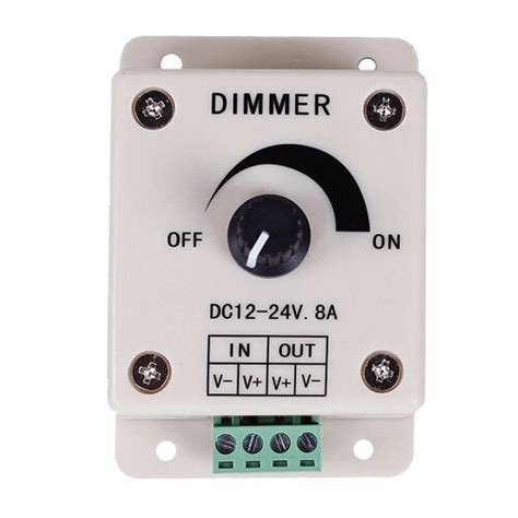 PWM Dimming Controller For LED Lights Or Ribbon 12 Volt 8 AmpAdjustable