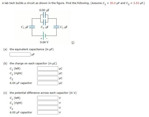 Solved A Lab Tech Builds A Circuit As Shown In The Figu